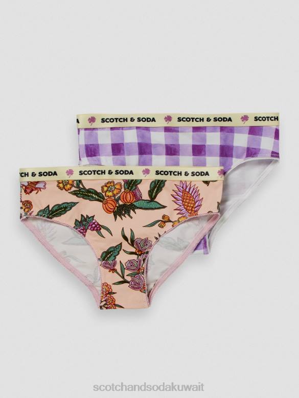 ملابس Scotch & Soda عبوة من 2 سروال داخلي مطبوع التحرير والسرد أ أطفال N0V4761
