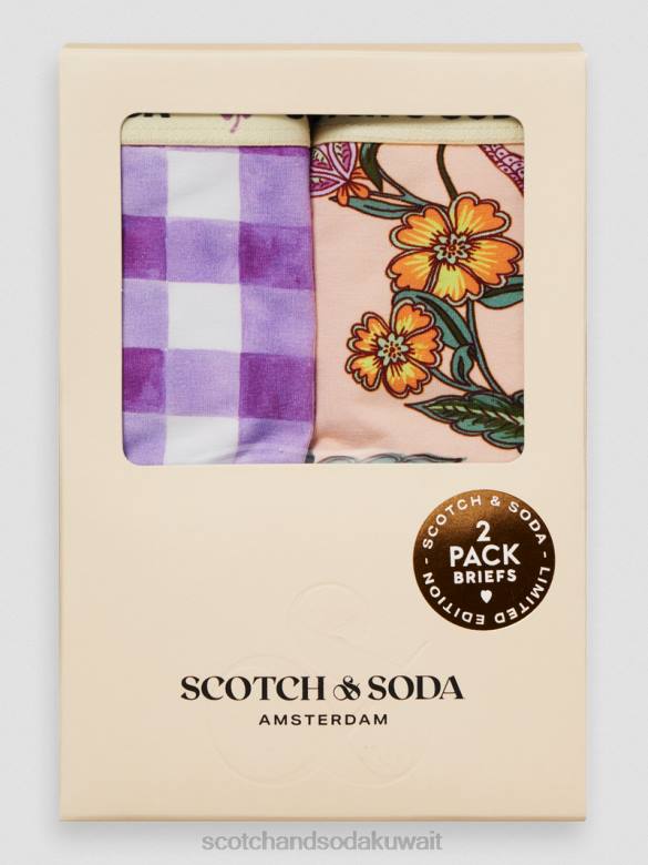ملابس Scotch & Soda عبوة من 2 سروال داخلي مطبوع التحرير والسرد أ أطفال N0V4761