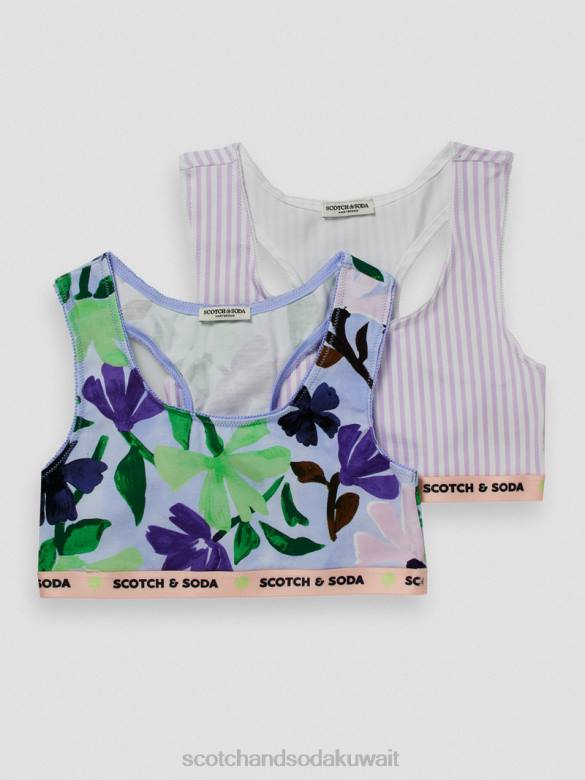 ملابس Scotch & Soda قطعة علوية من حمالة الصدر مكونة من 2 قطعة التحرير والسرد ب أطفال N0V4763
