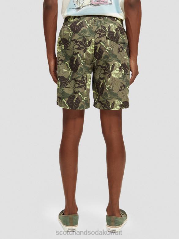 ملابس Scotch & Soda شورت سباحة مطبوع طويل الطول كامو الأزهار AOP رجال N0V4676