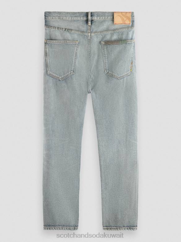 ملابس Scotch & Soda جينز Dean الفضفاض والممزوج بالقنب الفاخر باحث عن السلام رجال N0V4589
