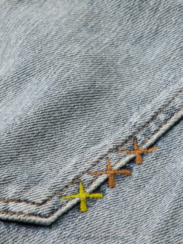 ملابس Scotch & Soda جينز Dean الفضفاض والممزوج بالقنب الفاخر باحث عن السلام رجال N0V4589
