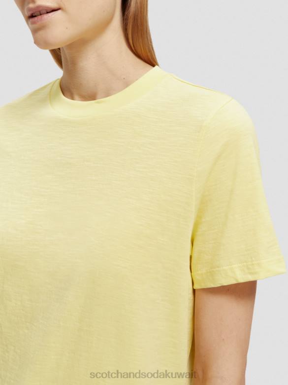 ملابس Scotch & Soda تي شيرت مناسب عادي الفشار نحيف N0V4105