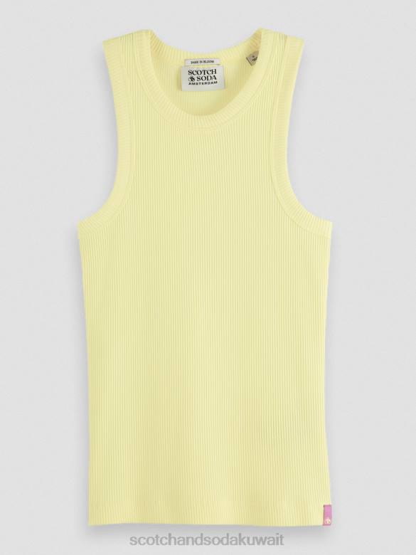 ملابس Scotch & Soda سترة علوية بدون أكمام بظهر متسابق ومتماسكة الفشار نحيف N0V4110
