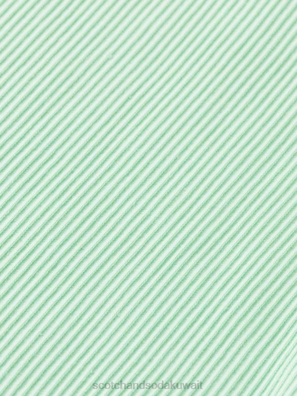 ملابس Scotch & Soda سترة علوية بدون أكمام بظهر متسابق ومتماسكة الرماد الأخضر نحيف N0V4111
