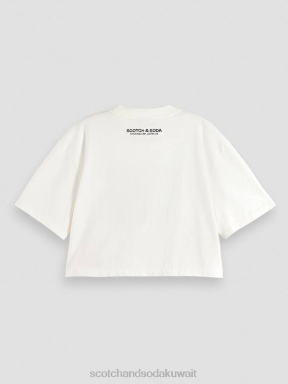 ملابس Scotch & Soda تي شيرت برسومات الصور المقطوعة التحرير والسرد أ نحيف N0V4112