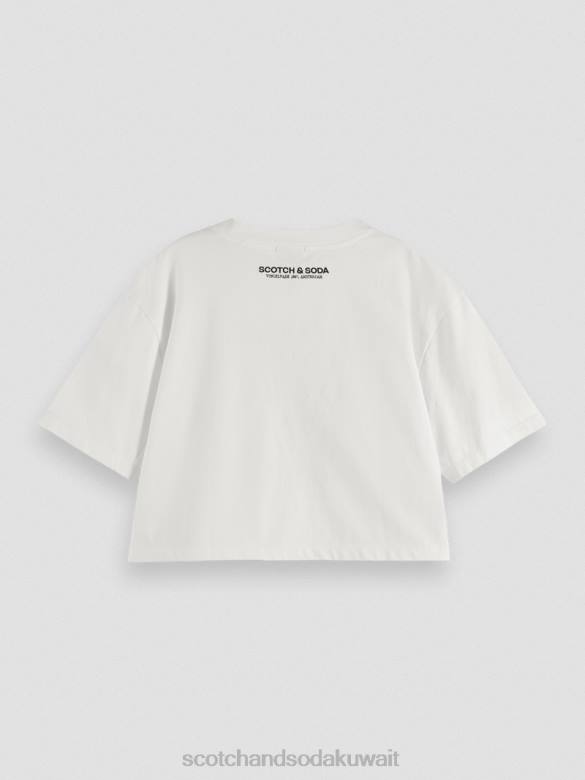 ملابس Scotch & Soda تي شيرت برسومات الصور المقطوعة التحرير والسرد ب نحيف N0V4113