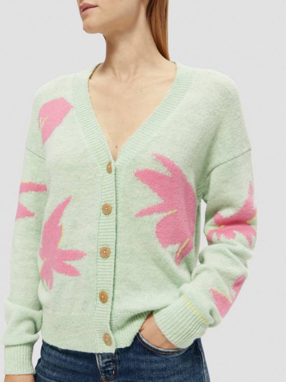 ملابس Scotch & Soda سترة محبوكة بنقشة إنتارسيا بتصميم يشبه الصندوق التحرير والسرد أ نحيف N0V4127