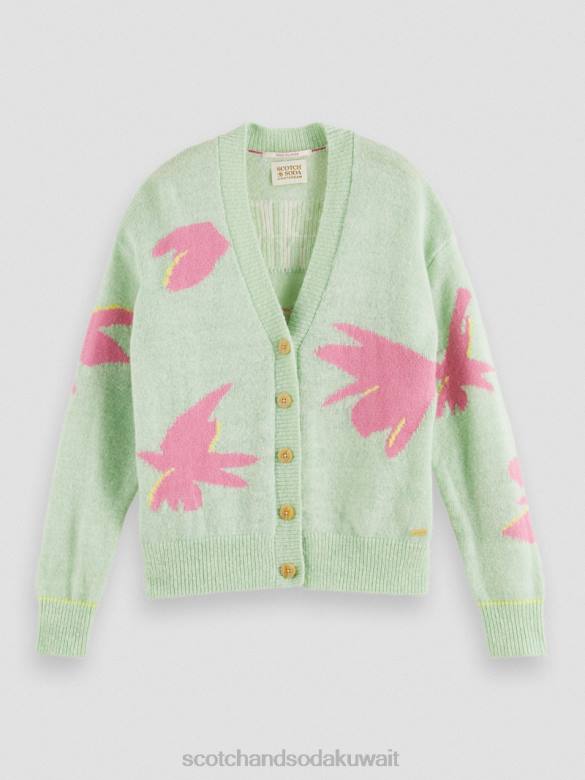 ملابس Scotch & Soda سترة محبوكة بنقشة إنتارسيا بتصميم يشبه الصندوق التحرير والسرد أ نحيف N0V4127