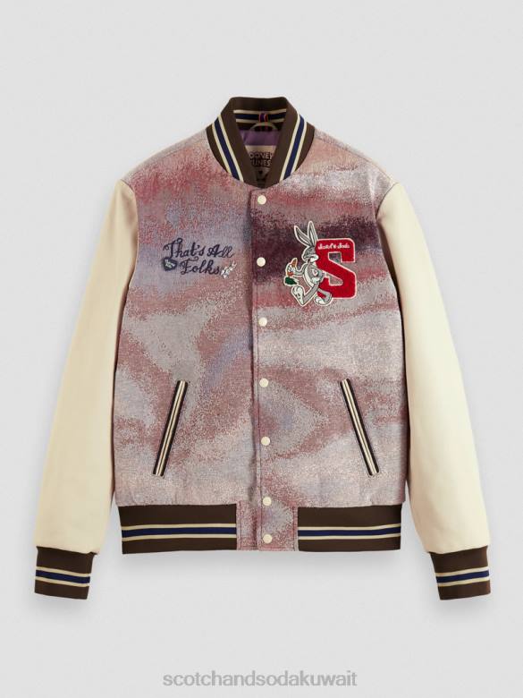 ملابس Scotch & Soda سترة بومبر لوني تونز التحرير والسرد أ نحيف N0V4131