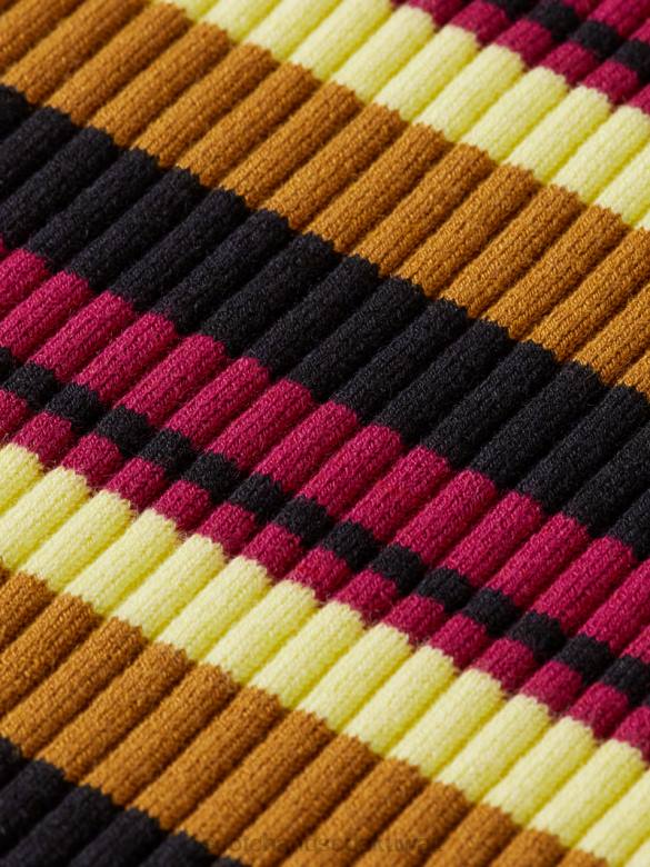 ملابس Scotch & Soda فستان بولو ميدي محبوك بأكمام طويلة أسود نحيف N0V413