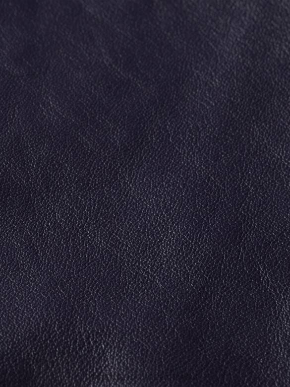 ملابس Scotch & Soda سترة بومبر جلدية القوات البحرية نحيف N0V4142