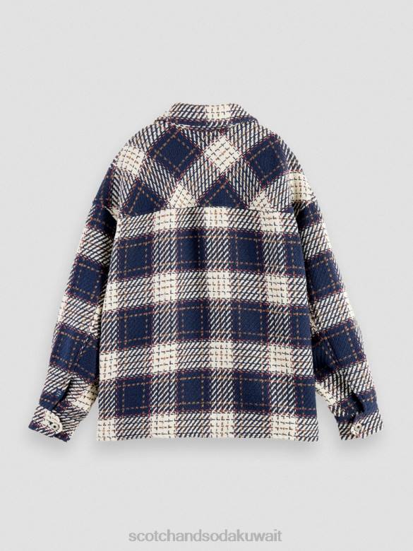 ملابس Scotch & Soda قميص مبطن بمربعات التحرير والسرد أ نحيف N0V4144