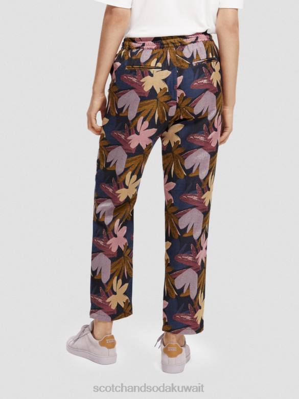 ملابس Scotch & Soda عداء ببطء منسوج من الجاكار كامو زهرة نحيف N0V4152