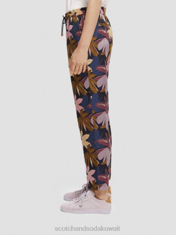ملابس Scotch & Soda عداء ببطء منسوج من الجاكار كامو زهرة نحيف N0V4152