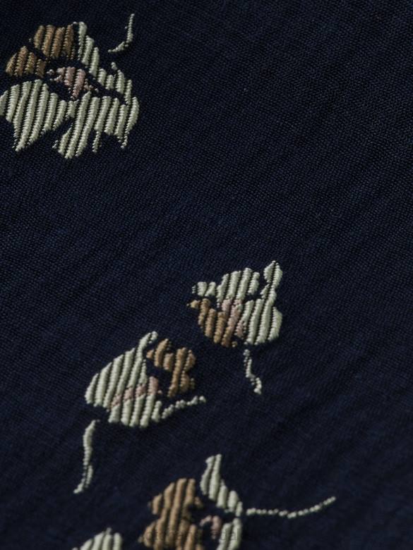 ملابس Scotch & Soda بنطلون جاكار ذو قصة ضيقة متوسط ​​الارتفاع زهور التوليب نحيف N0V4153
