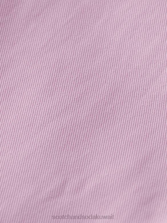 ملابس Scotch & Soda بنطال واسع الساق منخفض الارتفاع الخزامى نحيف N0V4156