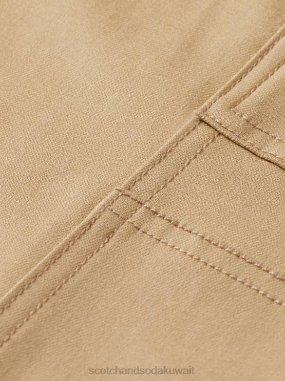 ملابس Scotch & Soda السراويل فائدة ملابس العمل الكاكي نحيف N0V4159