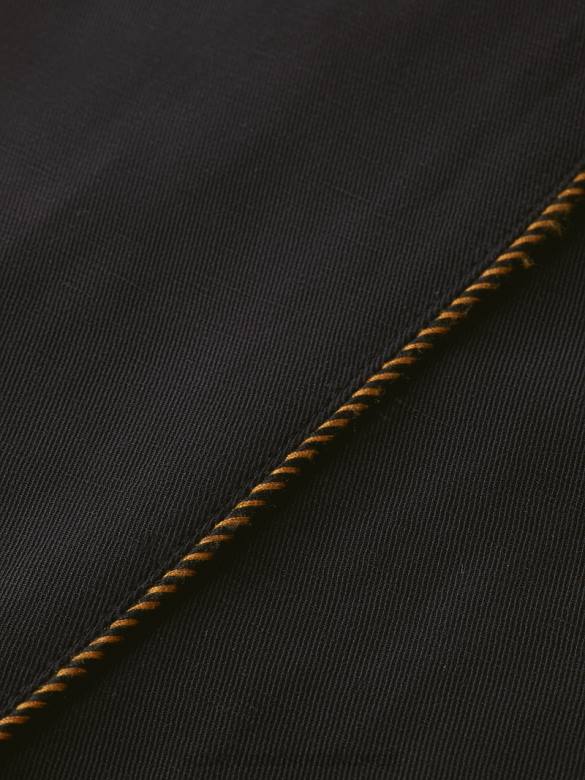 ملابس Scotch & Soda الأمل السراويل الشاهقة واسعة الساق أسود نحيف N0V4164