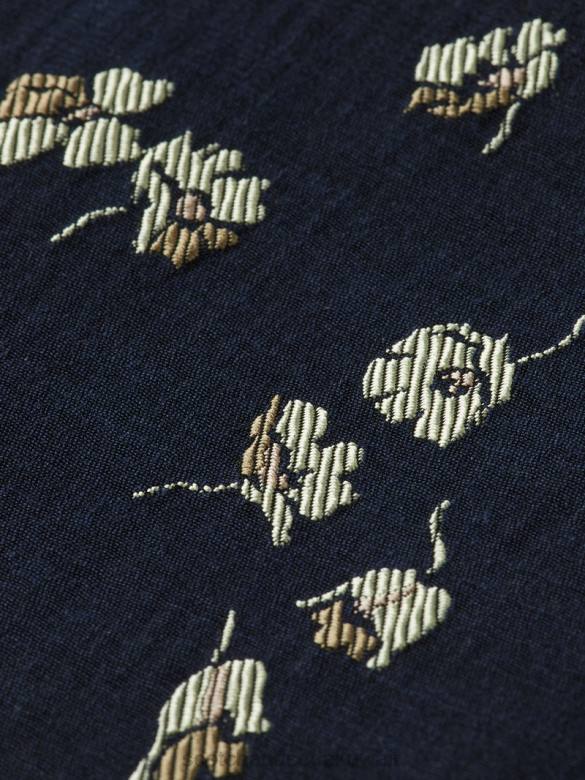 ملابس Scotch & Soda سترة جاكار مطبوعة بقصة مريحة زهور التوليب نحيف N0V4174