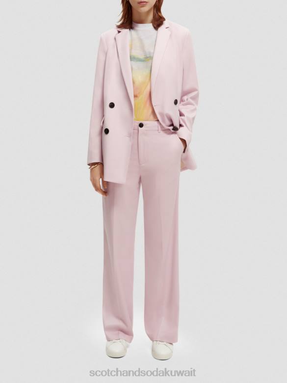 ملابس Scotch & Soda سترة مصممة مزدوجة الصدر الخزامى نحيف N0V4175