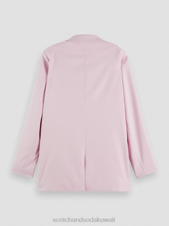 ملابس Scotch & Soda سترة مصممة مزدوجة الصدر الخزامى نحيف N0V4175