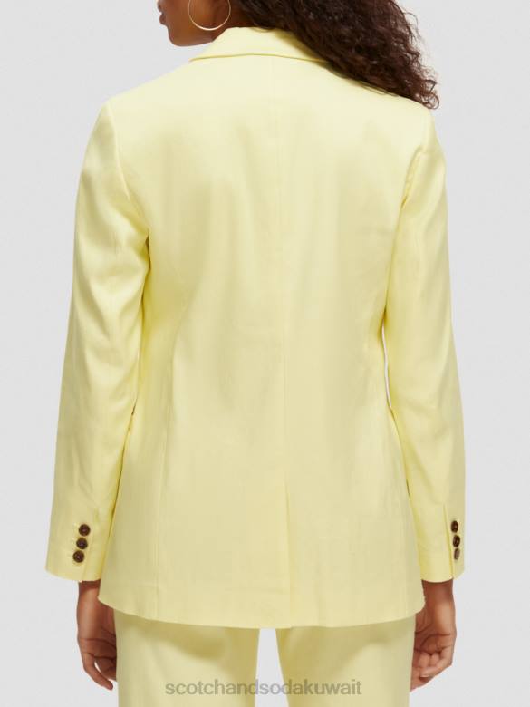 ملابس Scotch & Soda سترة واحدة الصدر الفشار نحيف N0V4182