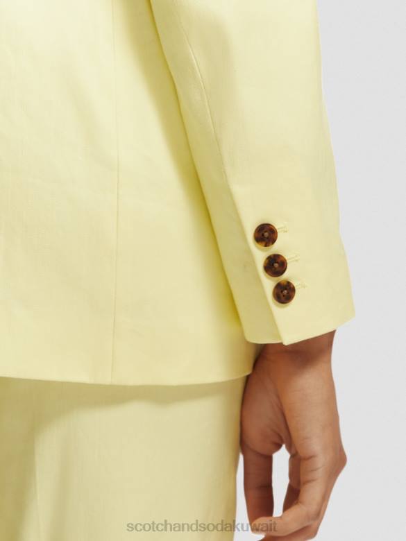 ملابس Scotch & Soda سترة واحدة الصدر الفشار نحيف N0V4182