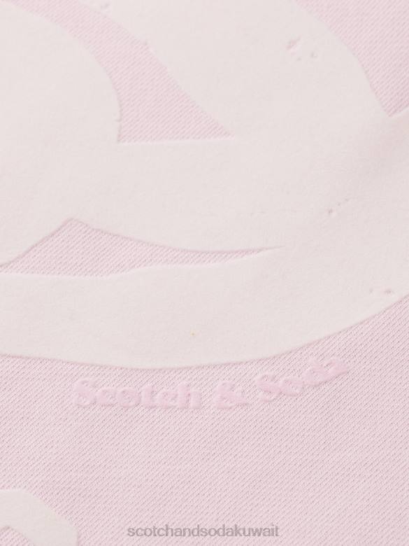 ملابس Scotch & Soda كنزة فضفاضة ذات رقبة على شكل قمع الخزامى نحيف N0V4199