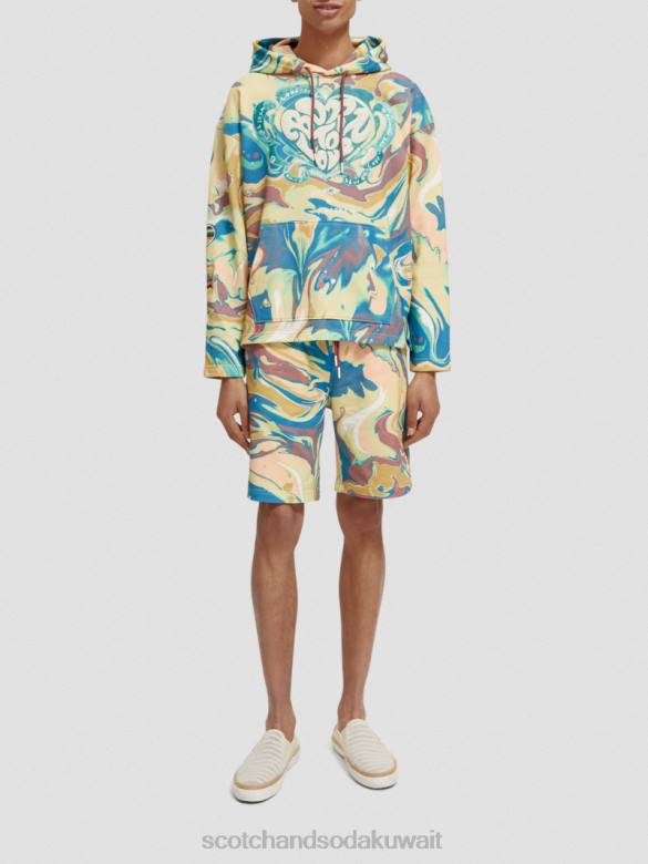 ملابس Scotch & Soda ولد ليحب هوديي رخام نحيف N0V4212