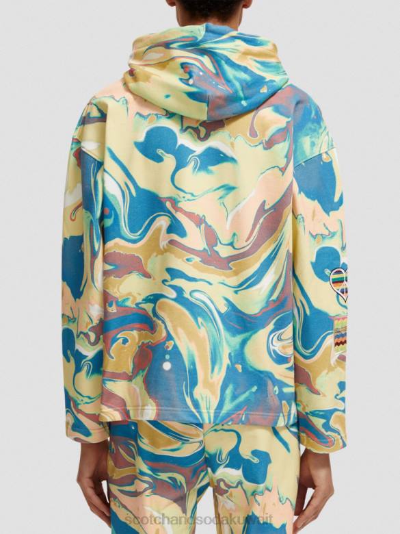 ملابس Scotch & Soda ولد ليحب هوديي رخام نحيف N0V4212