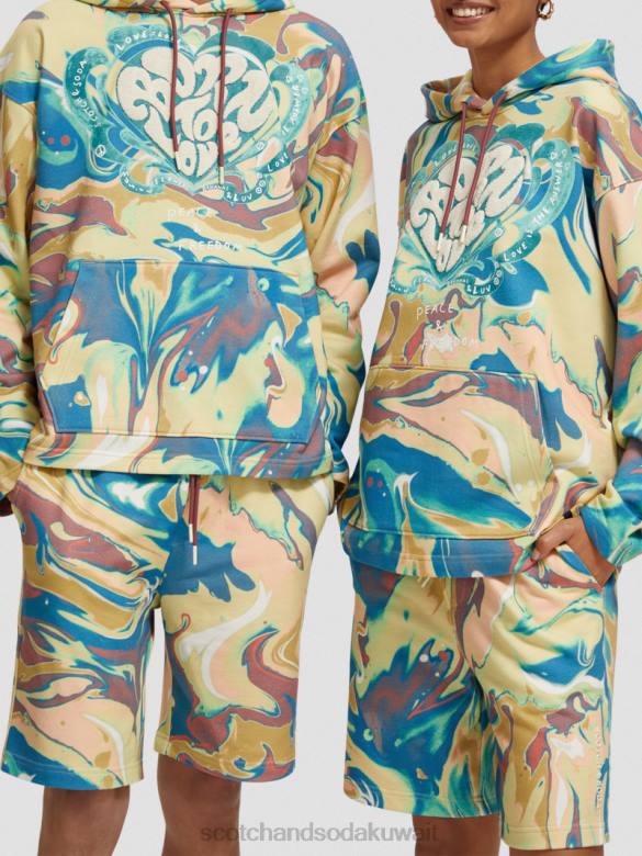 ملابس Scotch & Soda ولد ليحب هوديي رخام نحيف N0V4212