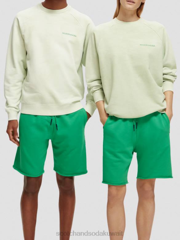 ملابس Scotch & Soda سترة من القطن العضوي المصبوغ بالنباتات نعناع نحيف N0V4222