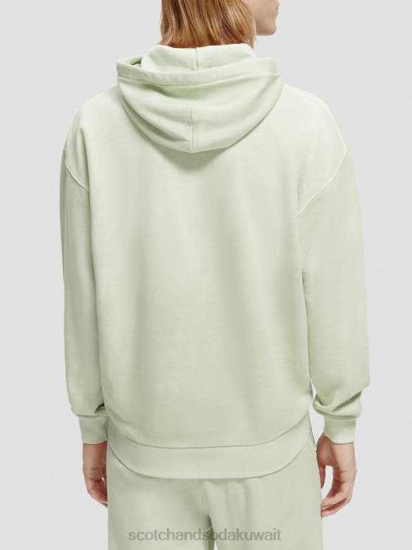 ملابس Scotch & Soda هوديي مصبوغ بالنباتات نعناع نحيف N0V4224