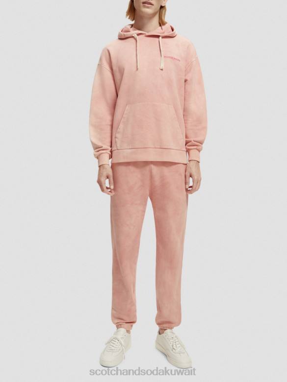 ملابس Scotch & Soda هوديي مصبوغ بالنباتات فلامنغو نحيف N0V4225