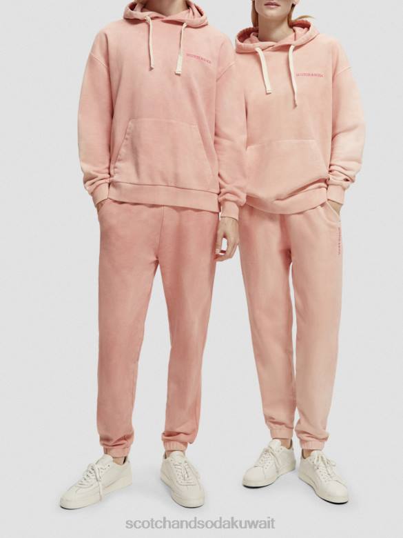 ملابس Scotch & Soda هوديي مصبوغ بالنباتات فلامنغو نحيف N0V4225