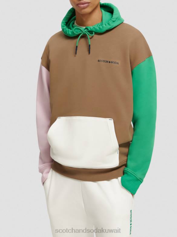 ملابس Scotch & Soda هوديي متباين الألوان التحرير والسرد أ نحيف N0V4226