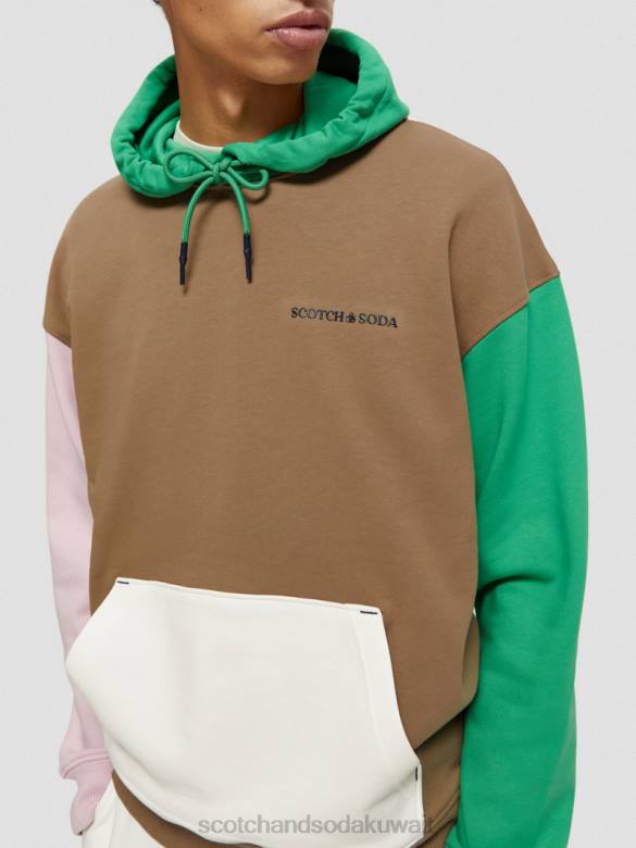 ملابس Scotch & Soda هوديي متباين الألوان التحرير والسرد أ نحيف N0V4226