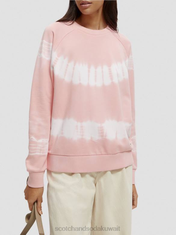 ملابس Scotch & Soda سترة مصبوغة بقصة مريحة وَردَة نحيف N0V4228