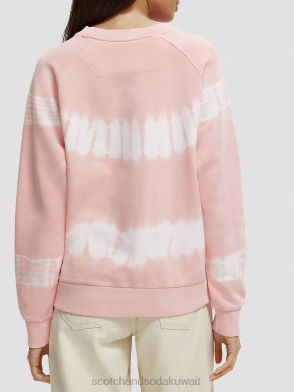 ملابس Scotch & Soda سترة مصبوغة بقصة مريحة وَردَة نحيف N0V4228