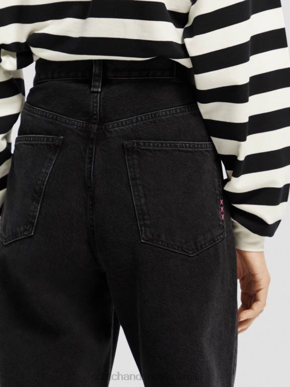 ملابس Scotch & Soda بنطلون جينز صديقها الفضفاض للغاية عالي الارتفاع فائض نحيف N0V4231