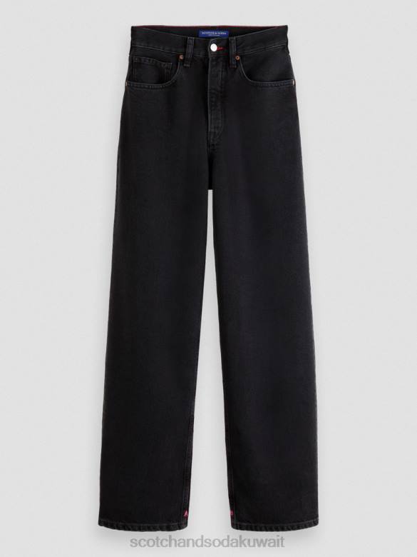 ملابس Scotch & Soda بنطلون جينز صديقها الفضفاض للغاية عالي الارتفاع فائض نحيف N0V4231