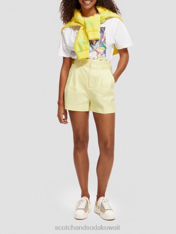ملابس Scotch & Soda شورت مطوي شاهقة الفشار نحيف N0V4235