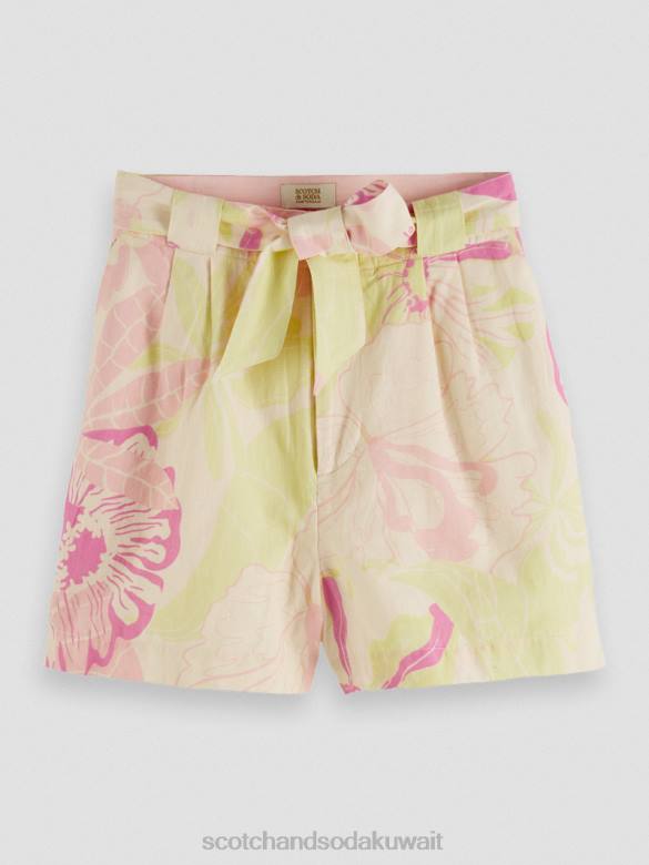 ملابس Scotch & Soda شورت متوسط ​​الطول عالي الارتفاع زهر فوندلفيلد نحيف N0V4237