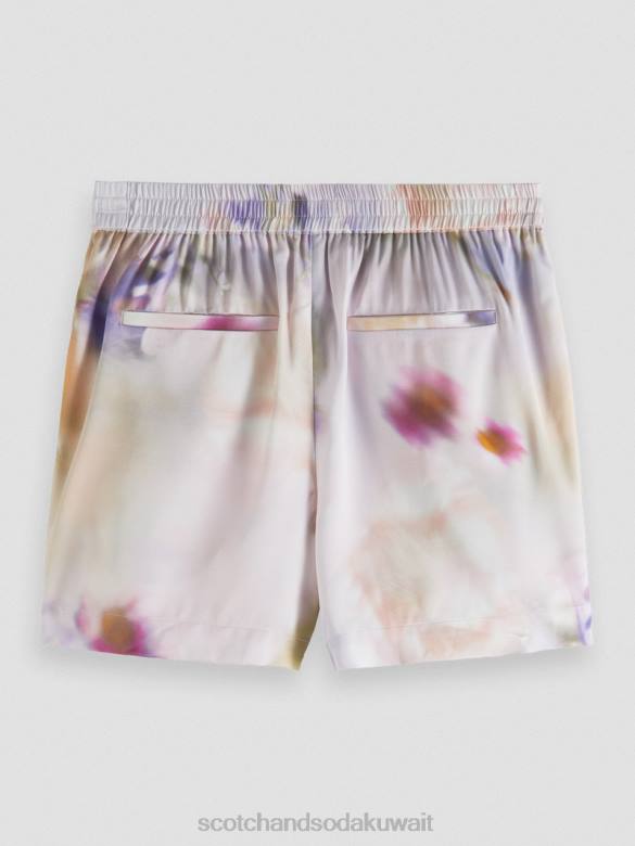 ملابس Scotch & Soda طباعة السراويل واسعة الساق طباعة الحركة نحيف N0V4244