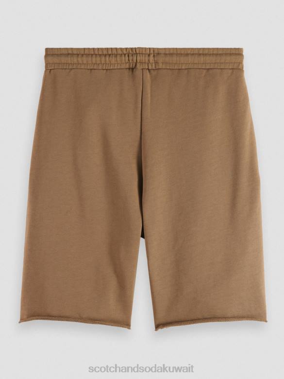 ملابس Scotch & Soda شورت عرق من القطن العضوي رمادي داكن نحيف N0V4249