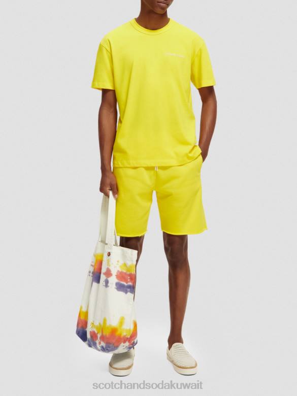 ملابس Scotch & Soda شورت عرق من القطن العضوي شروق الشمس نحيف N0V4250