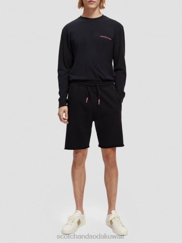 ملابس Scotch & Soda شورت عرق من القطن العضوي القوات البحرية نحيف N0V4251