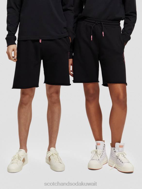 ملابس Scotch & Soda شورت عرق من القطن العضوي القوات البحرية نحيف N0V4251