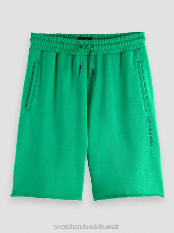 ملابس Scotch & Soda شورت عرق من القطن العضوي الأمازون الأخضر نحيف N0V4253